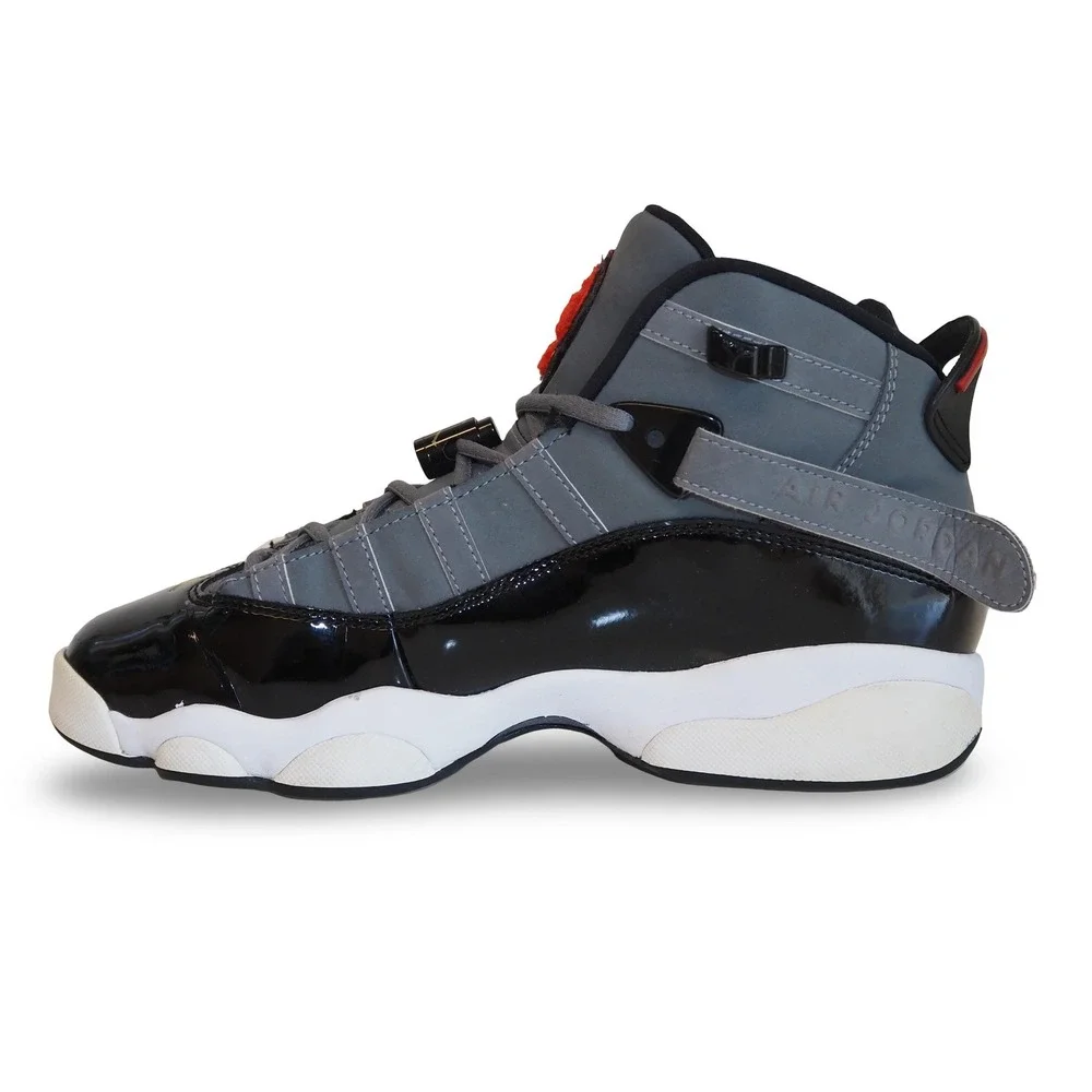 Air Jordan 6 Rings GS Light Graphite Youth 7 Womens 8.5 Basketball 323419-022